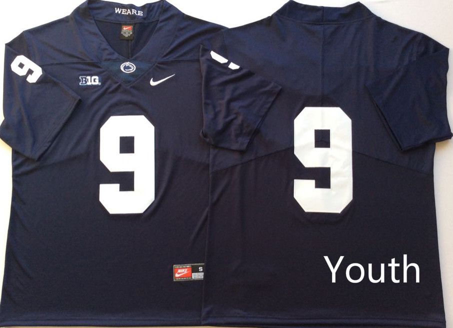 Youth Penn State Nittany Lions 9 Mcsorley Blue Nike NCAA Jerseys